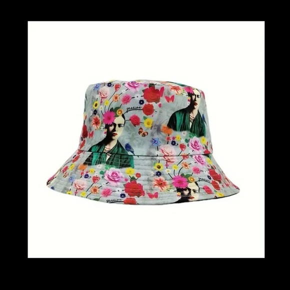 Frida Kahlo Inspired Reversible Bucket Hat - Picture 10 of 13